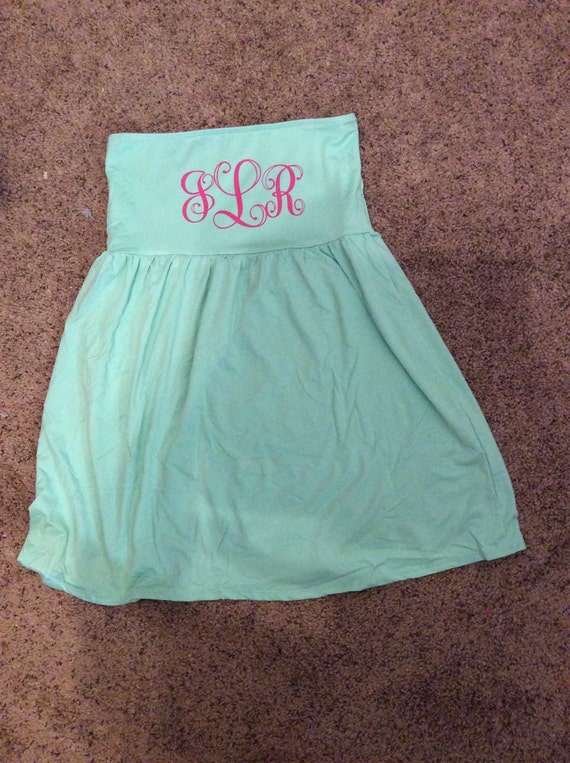 Swimsuit cover-up Monogrammed swimsuit cover-up beach