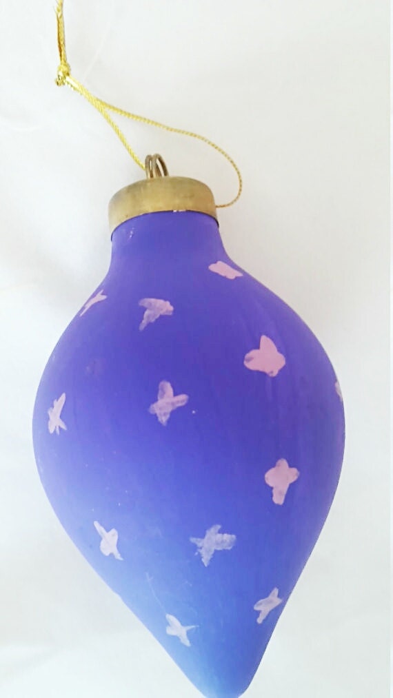 purple glass christmas ornament holidays trim a tree by purple glass christmas ornament holidays trim a tree by