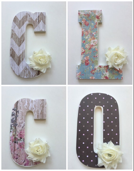5 vintage shabby chic wooden letters 5 vintage shabby chic wooden letters