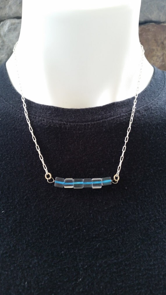Square Ice Cube Layering Necklace