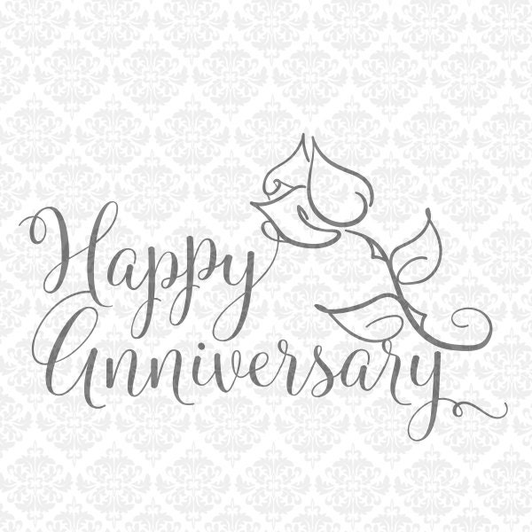 Download Happy Anniversary Birthday Thank You Congratulations SVG DXF