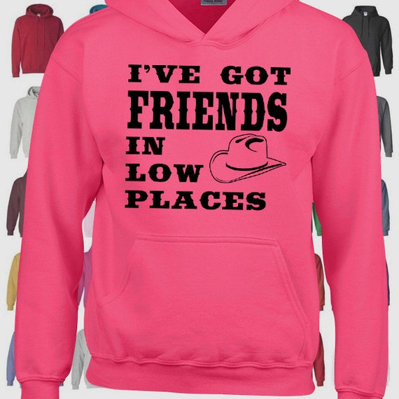 Garth Brooks hoodie I've got friends in low places by ...