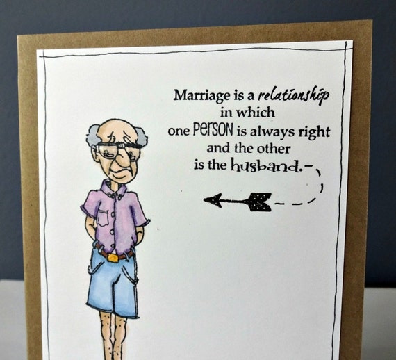 Items similar to Husband Card, Funny Relationship Card, Couples Card ...