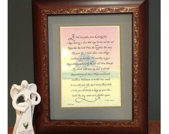 Memorial poem verse | Etsy