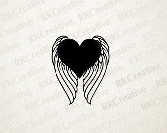 Free Free Heart With Angel Wings Svg Free 250 SVG PNG EPS DXF File