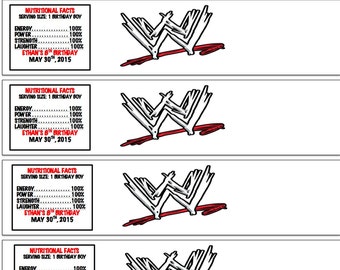 wwe party printables – Etsy