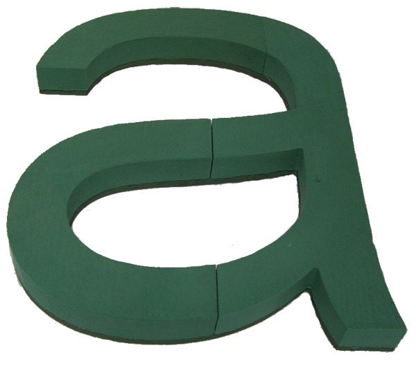 Floral Foam Letters and Numbers