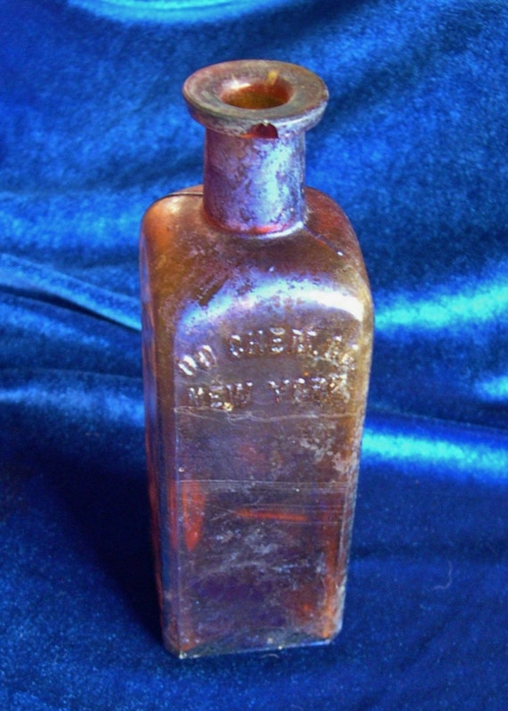 1900's Antique Embossed Medicine Bottle O.D. Chem. Co.