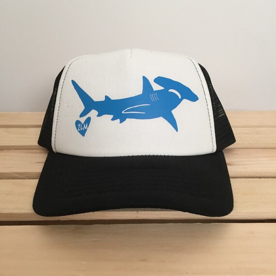 Hammerhead Trucker Hat Hammerhead Shark Hat by 2LeggedMermaid