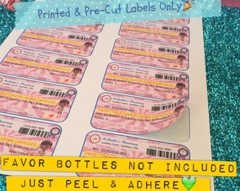 Prescription LABELS Only Printed & Pre-Cut — Doc McStuffins Inspired