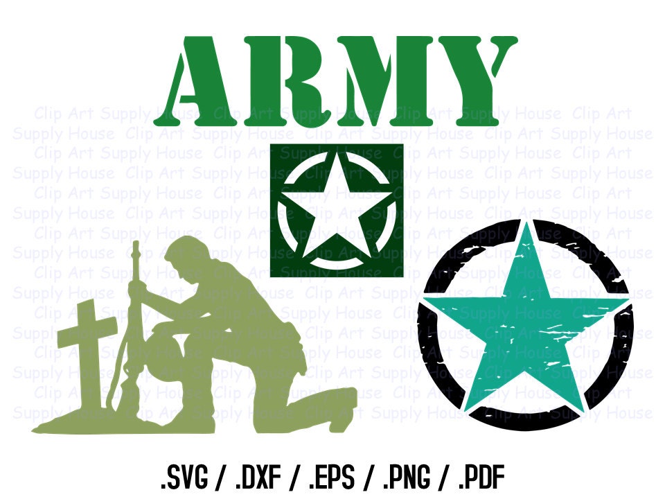 Military SVG File Army SVG Art Support Our Troops Design