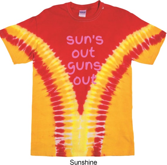 tie dye suns shirt