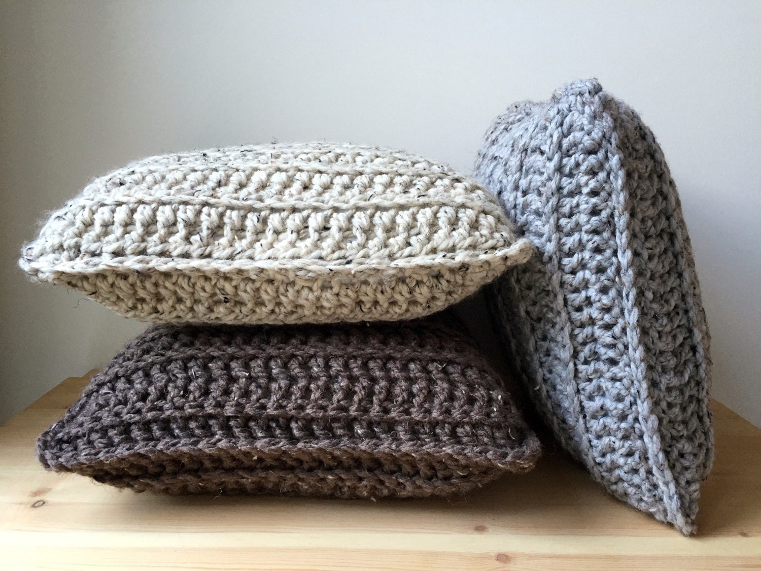 Light Gray Chunky Bohemian Throw Pillow - Northwest Frame Of Mind light gray chunky bohemian throw pillow - northwest frame of mind