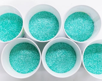 Solvent Resistant Fine Glitter 0.015 Hex for Crafts & Nail Polish/Art (AQUA PEARL)