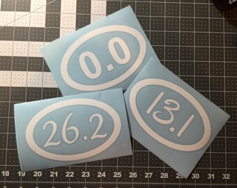 26.2 Decal -running decal - car decal - laptop decal - fun decal
