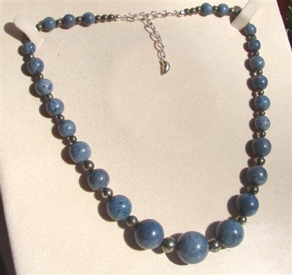 Blue Coral Necklace