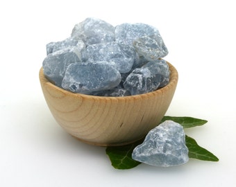 Celestine rough crystal, raw celestite, 1 small piece or 3 mini pieces