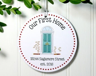 Christmas Ornament New Home Ornament New Home Gift First Home Ornament New House New Item Our First Home IB2OFS