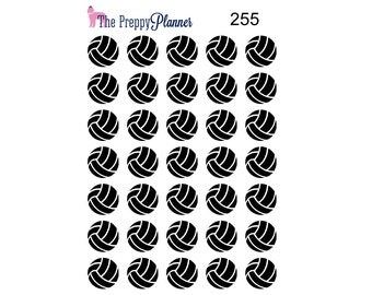 VOLLEYBALL Planner Stickers for Filofax Kikki Erin Condren ECLP #255