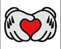 Unique mickey mouse gloves related items | Etsy