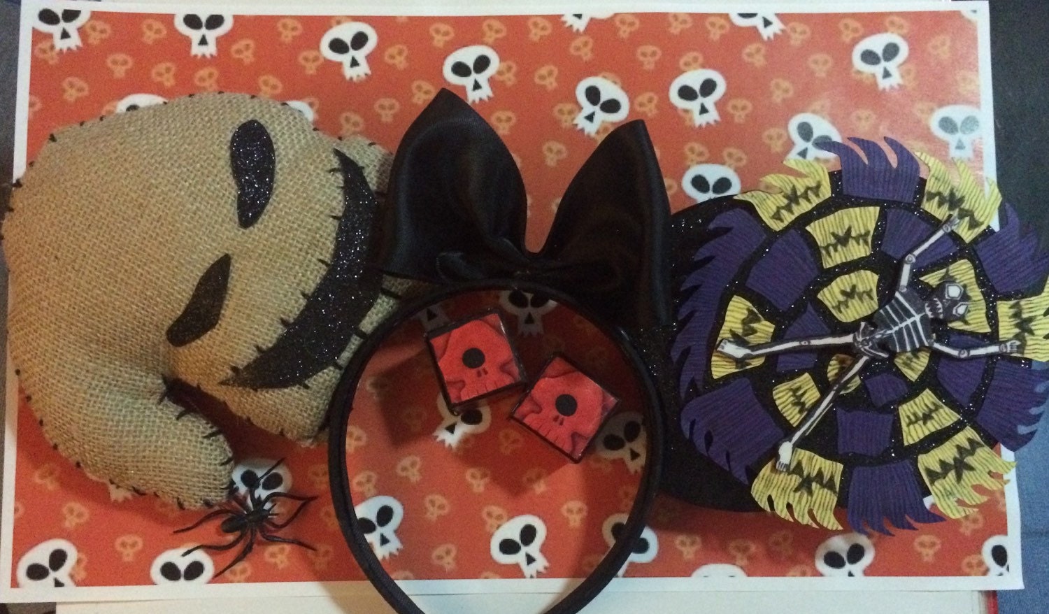 Oogie Boogie and Spinning Torture Wheel Ears by DsnyByKarina