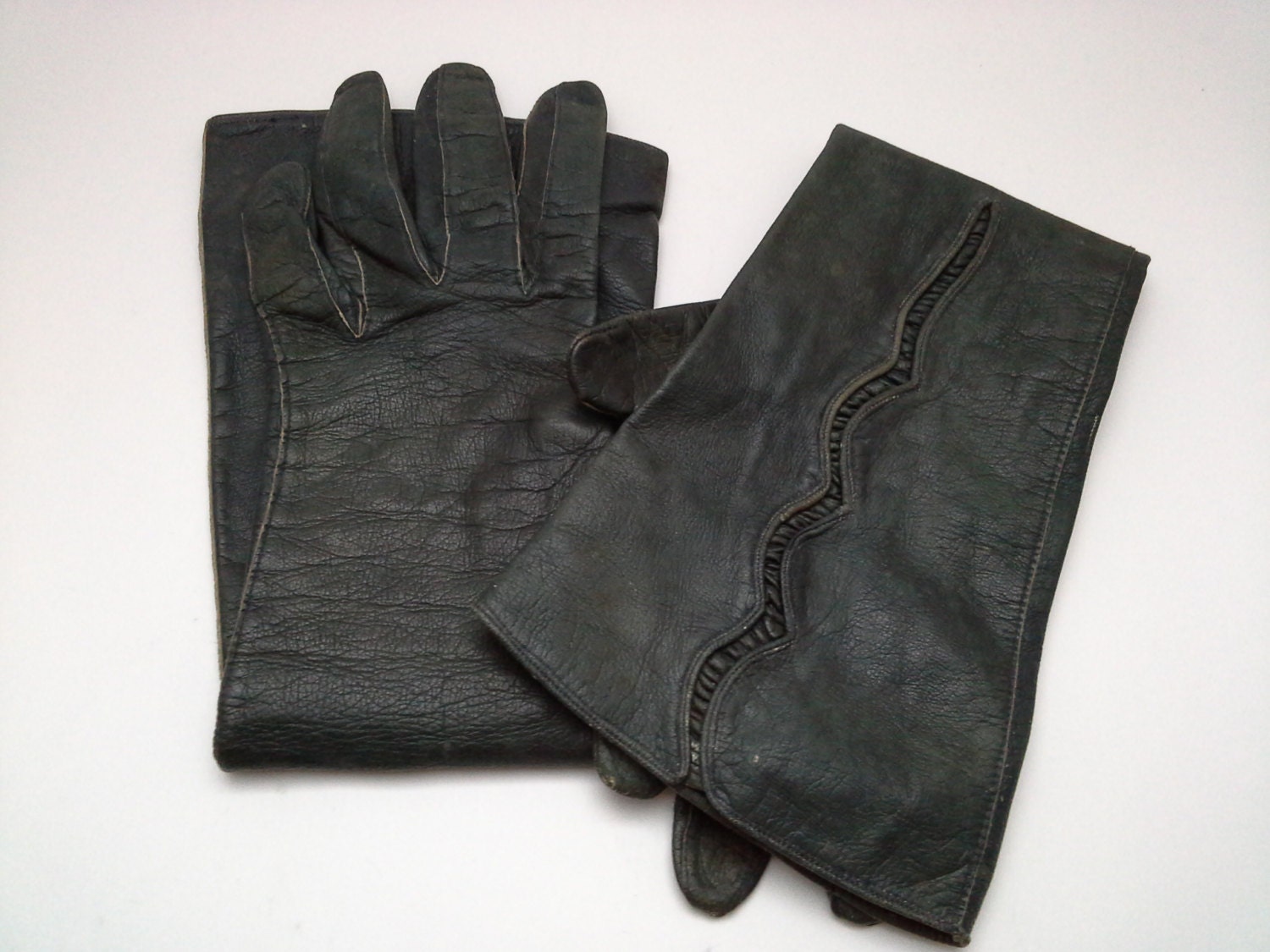Vintage Leather Gloves Kid Leather Gloves Kid Gloves