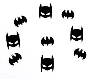 Batman Inspired Confetti | Batman Masks | Batman Logos | Batman Birthday | Batman Decoration | Batman Party Decor | Caped Crusader Confetti