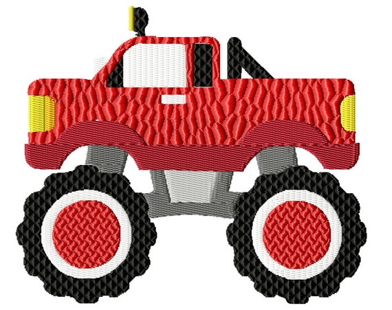 Red truck embroidery design monster truck embroidery nwcvq Red truck embroidery design monster truck embroidery nwcvq