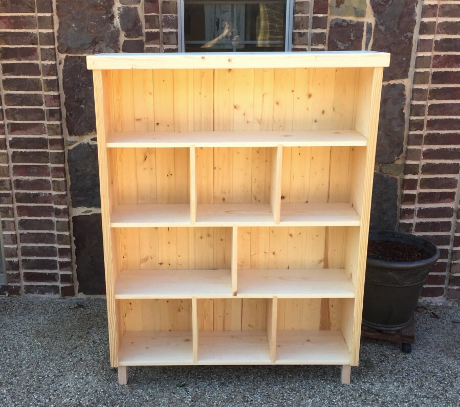 Bookshelf Bookcase Handmade Bookcase Simple by FickleAndFellow