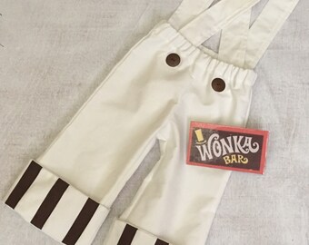 Baby and Kids Willy Wonka Oompa Loompa Inspired Costume