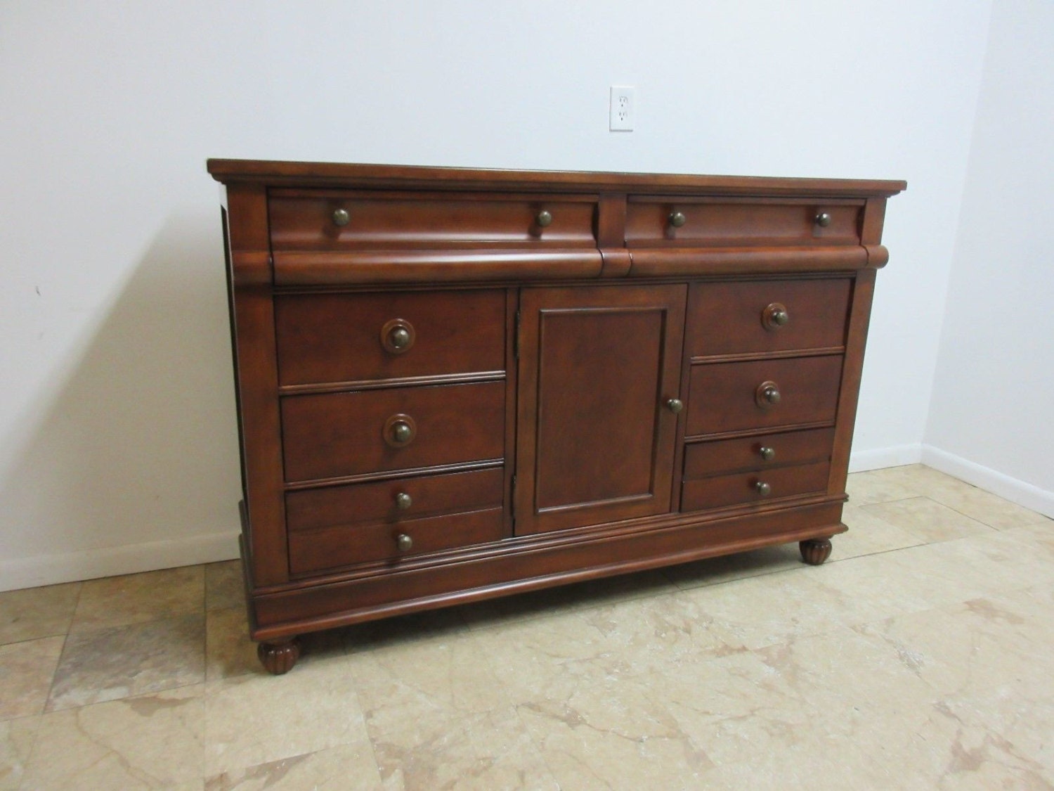 Bernhardt Old World Chest Dresser Sideboard Console Cabinet