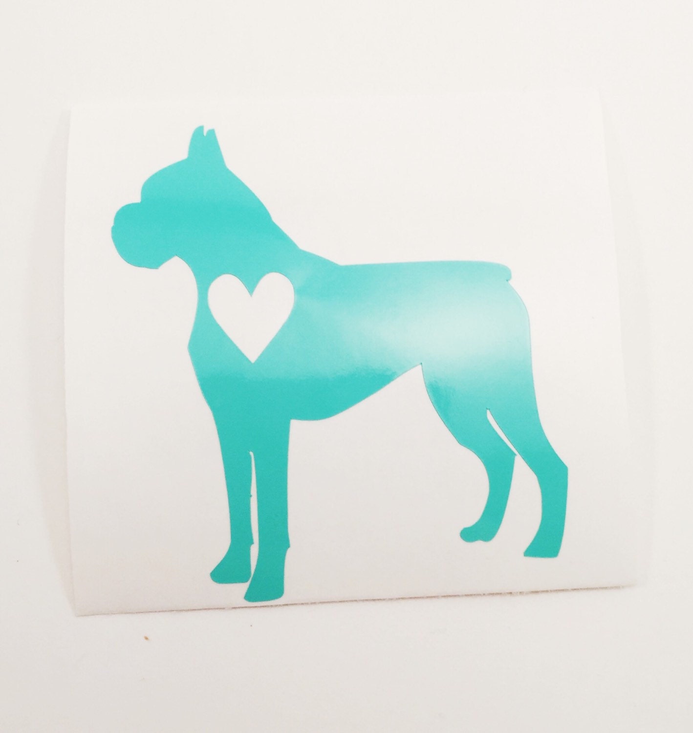 Boxer Decal Boxer Dog Decal Dog Lover Gift Dog by BurrowsLane