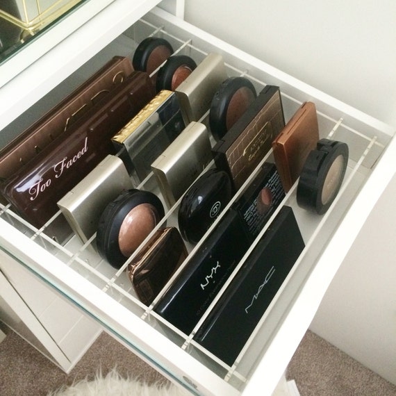 Acrylic makeup organizer organiser storage divider set