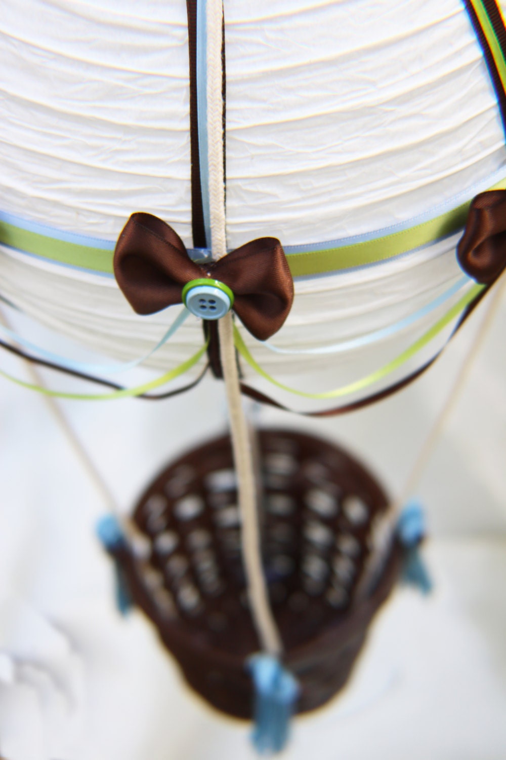 Hot air balloon nursery HANGING decoration