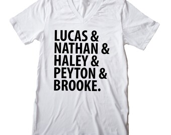 Women's Graphic T-Shirt "One Tree Hill" Shirt OTH Tee Shirt Lucas Scott tshirt Ravens shirt One Tree Hill fan gift