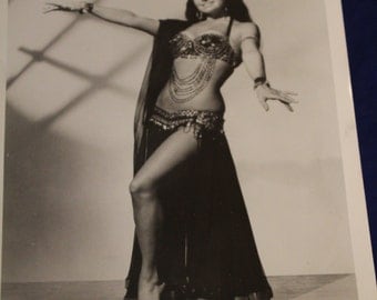 Original Publicity Photo of Belly Dancer, “Wanda”, from the Broadway Hit “Gideon”, 1950s