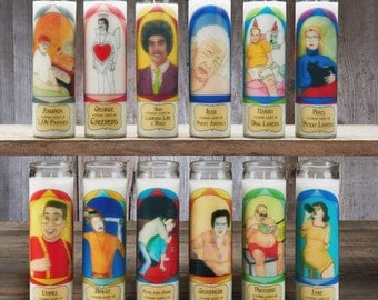 5 funny candles - mix and match