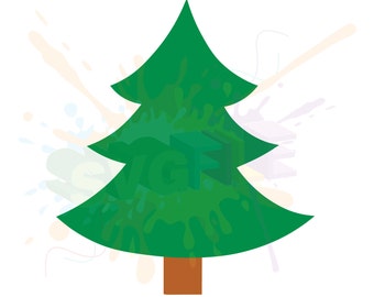 Christmas Tree SVG Files for Cutting Cricut Designs - SVG Files for Silhouette - Instant Download