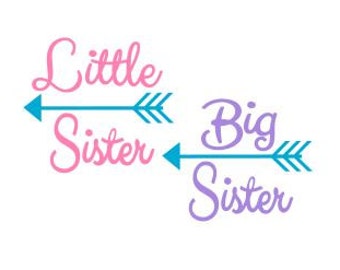 Big Sister/Little Sister; SVG, Studio 3, DXF, Ps, Ai and Pdf Digital Files