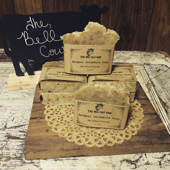 All-natural Bell Calf Baby Oatmeal Calendula Baby Soap Baby