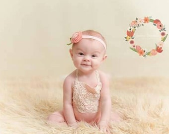 baby 1st birthday outfit girl, pink baby romper, peach Baby Romper, Baby Girl Romper, Cake Smash Outfit, Lace Romper, sitter romper