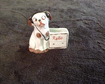 Radio Dog toothpick holder 1920