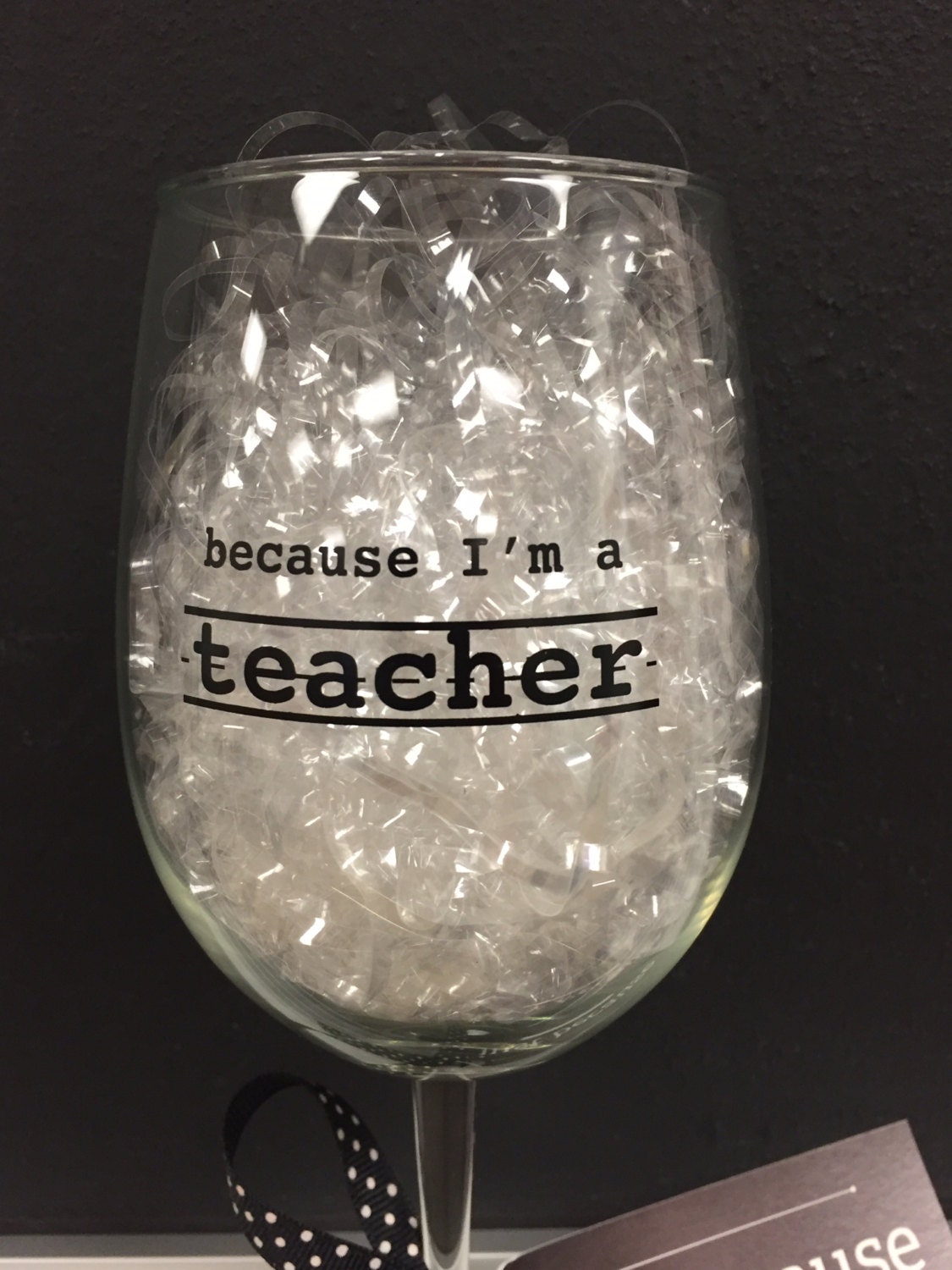 Teacher Wine Glass By Justbecausetx On Etsy