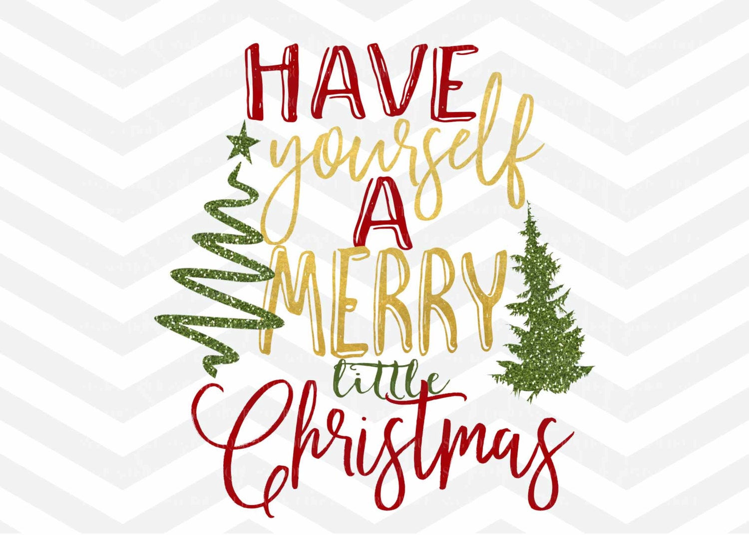 Download Have Yourself A Merry Little Christmas SVG File Christmas Cut