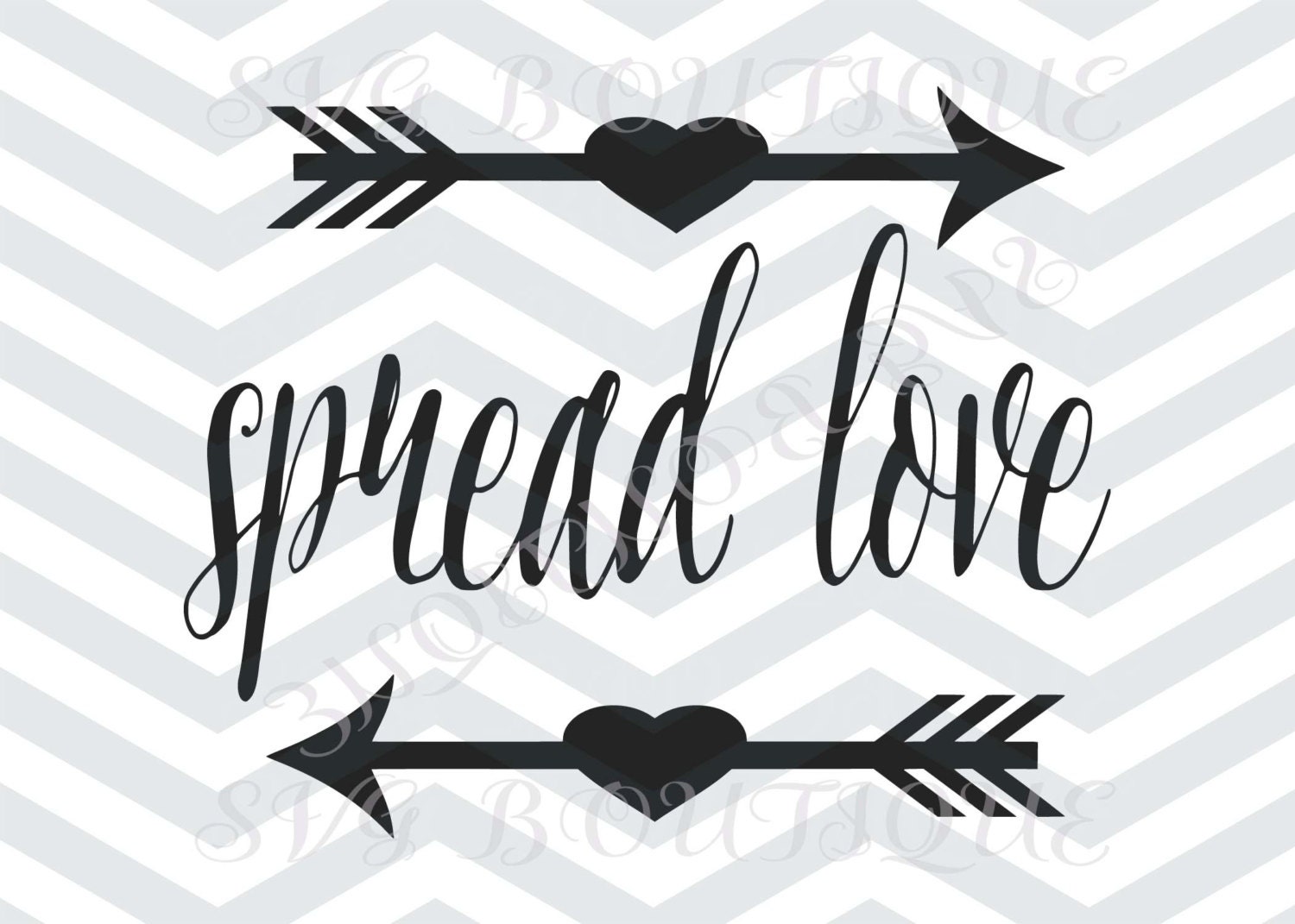 Download Spread Love SVG SVG Cut File Arrow Heart Love Couple Cut