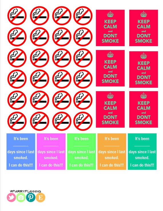 Printable Quit Smoking