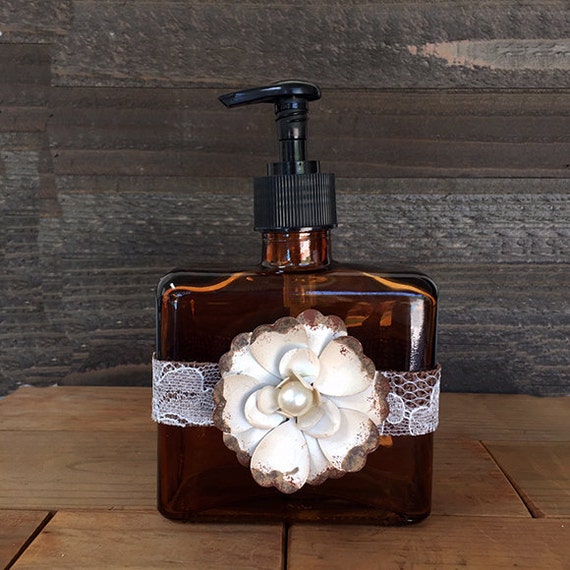 Soap Dispenser Lotion Dispensers Home by Stylishvintagedesign