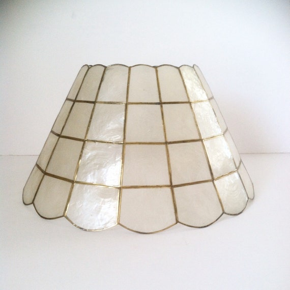 Ideas 85 of Vintage Capiz Shell Lamp Shade