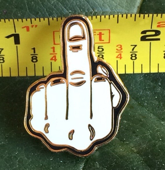 Tiny Middle Finger Pin | Pins - TheCheapPlace