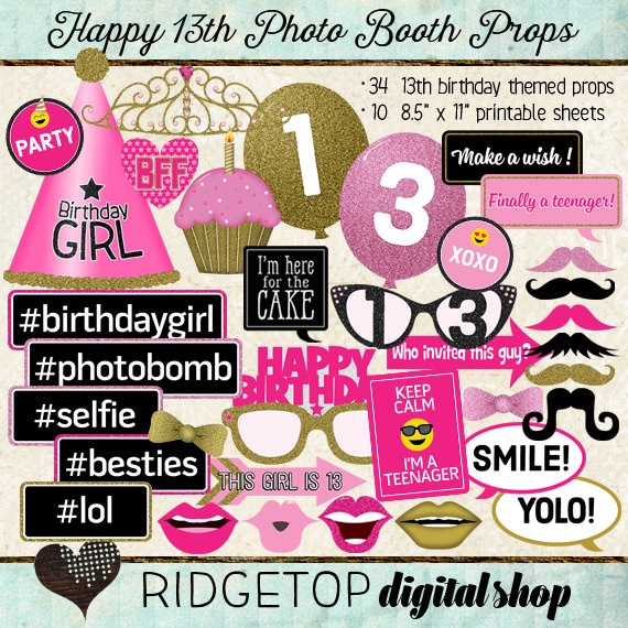 13th-birthday-photo-booth-props-free-printable-printable-templates